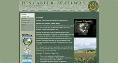 Desktop Screenshot of hincastertrailway.co.uk